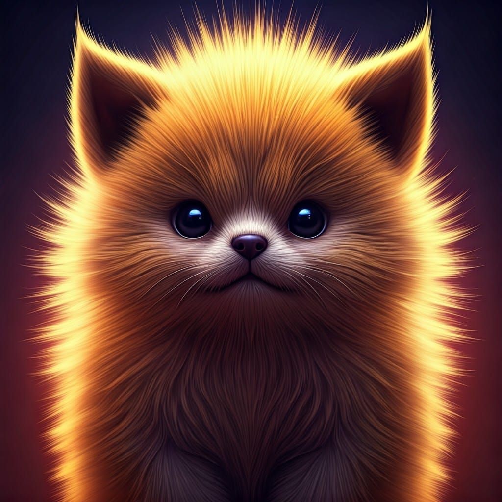 Whimsical Furry Chaos in Hyperrealistic Splash Art