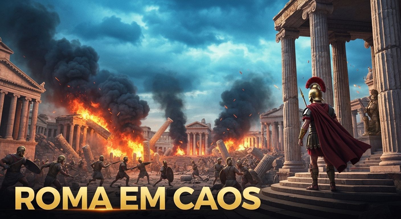 Ancient Rome in Chaos: A Cinematic Vision