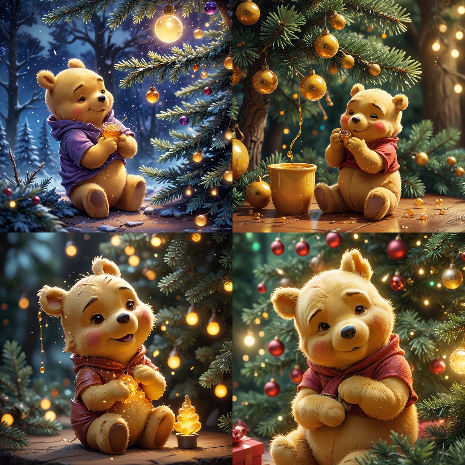 Christmas Tree Wonderland with Winnie the Pooh