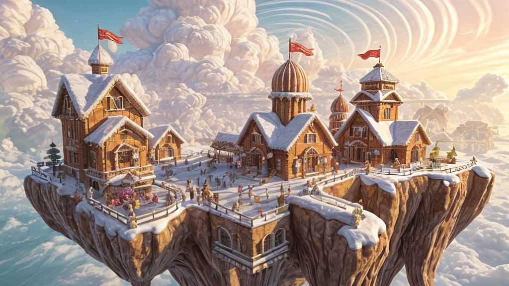 Gingerbread Island Marketplace: A Whimsical Candy Land