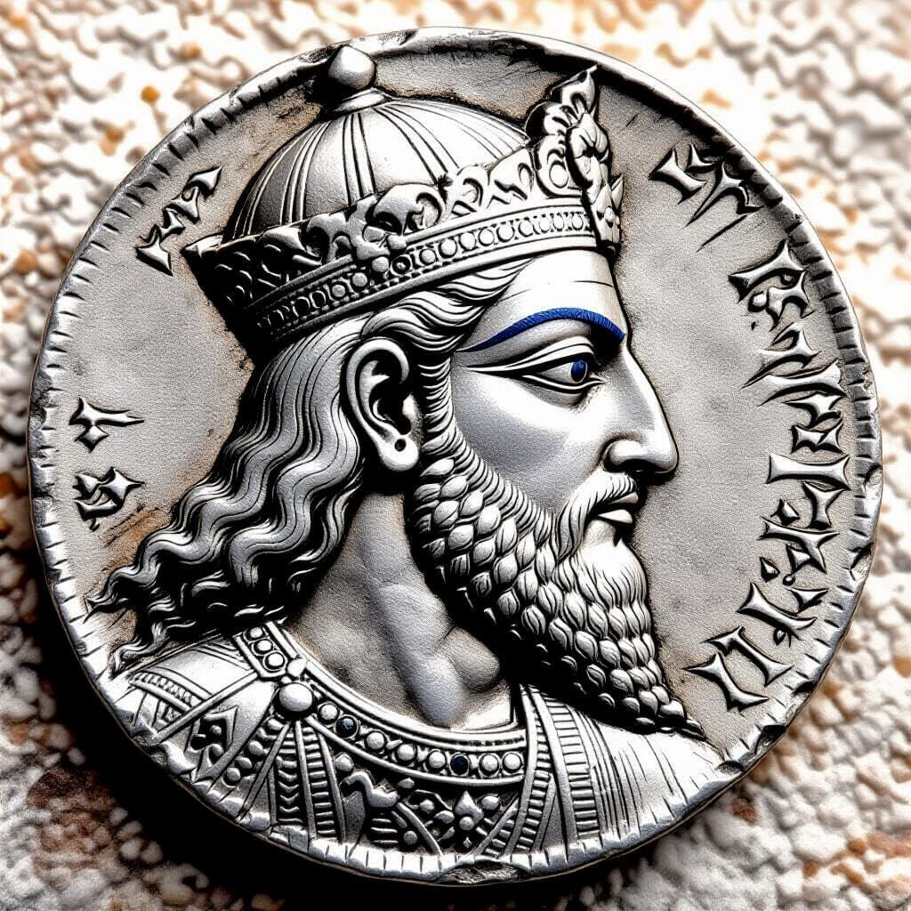 Shapur I Portrait from Sasanian Persia