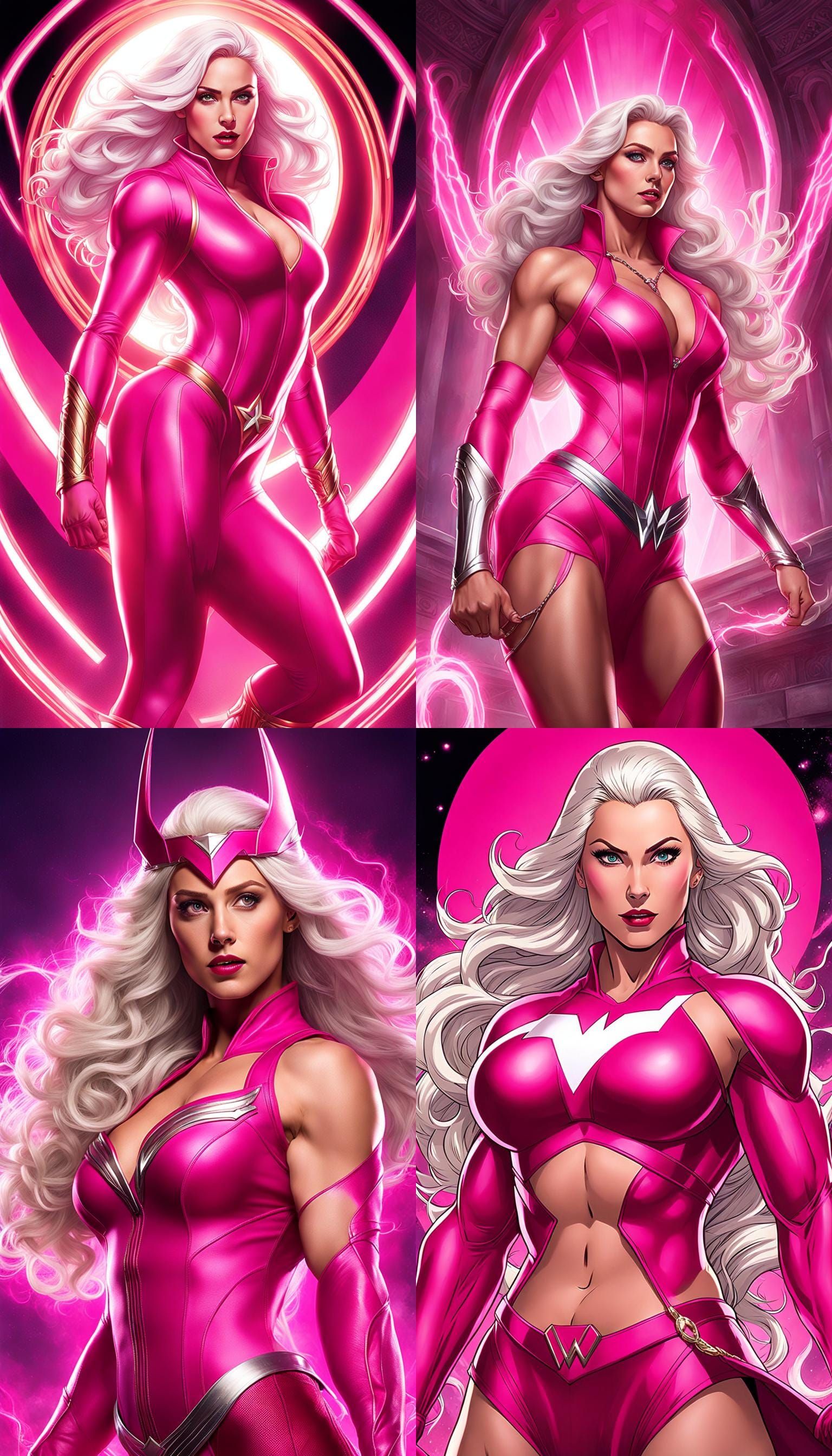 Muscular Scarlet Witch Inspired by Greek Mythology