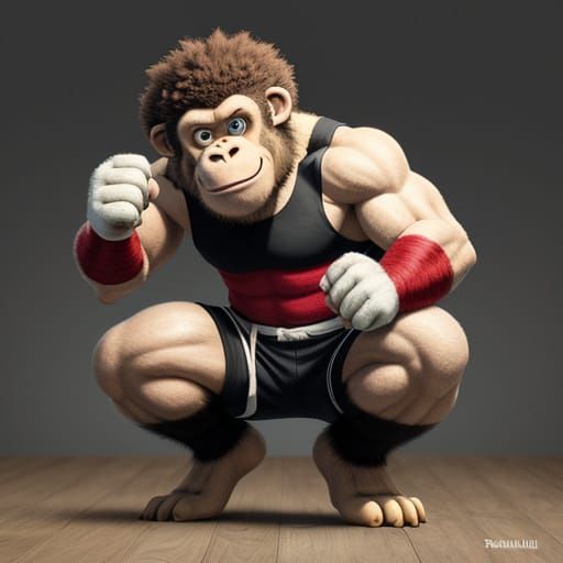 Grunkid: Mischievous Young Ape Pokémon