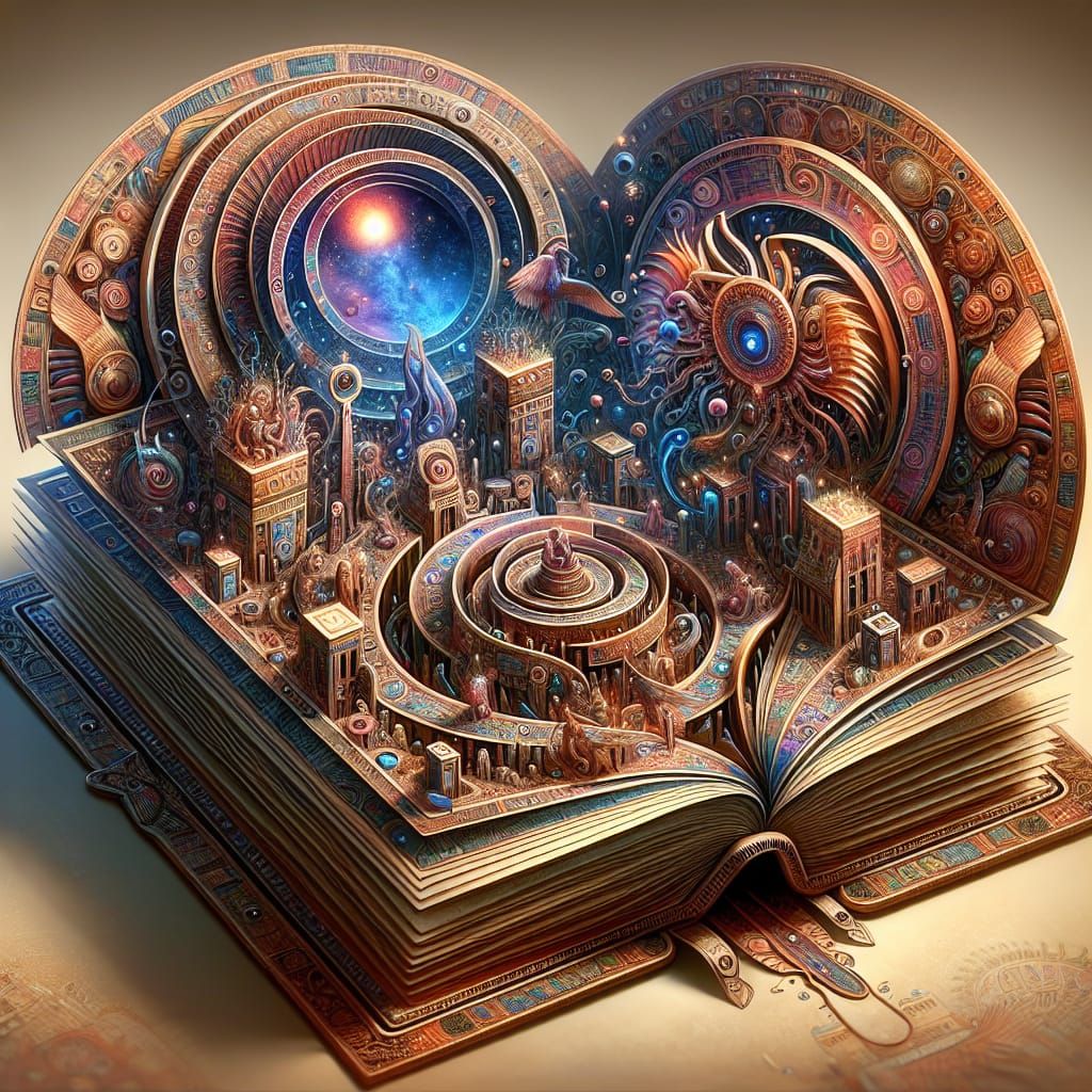 Egyptian Book of the Dead Pop-Up Book in Matte Painting