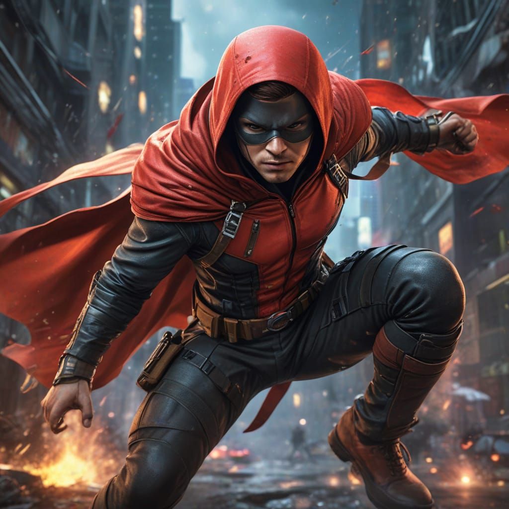 Superhero Showdown in Cosmic Space