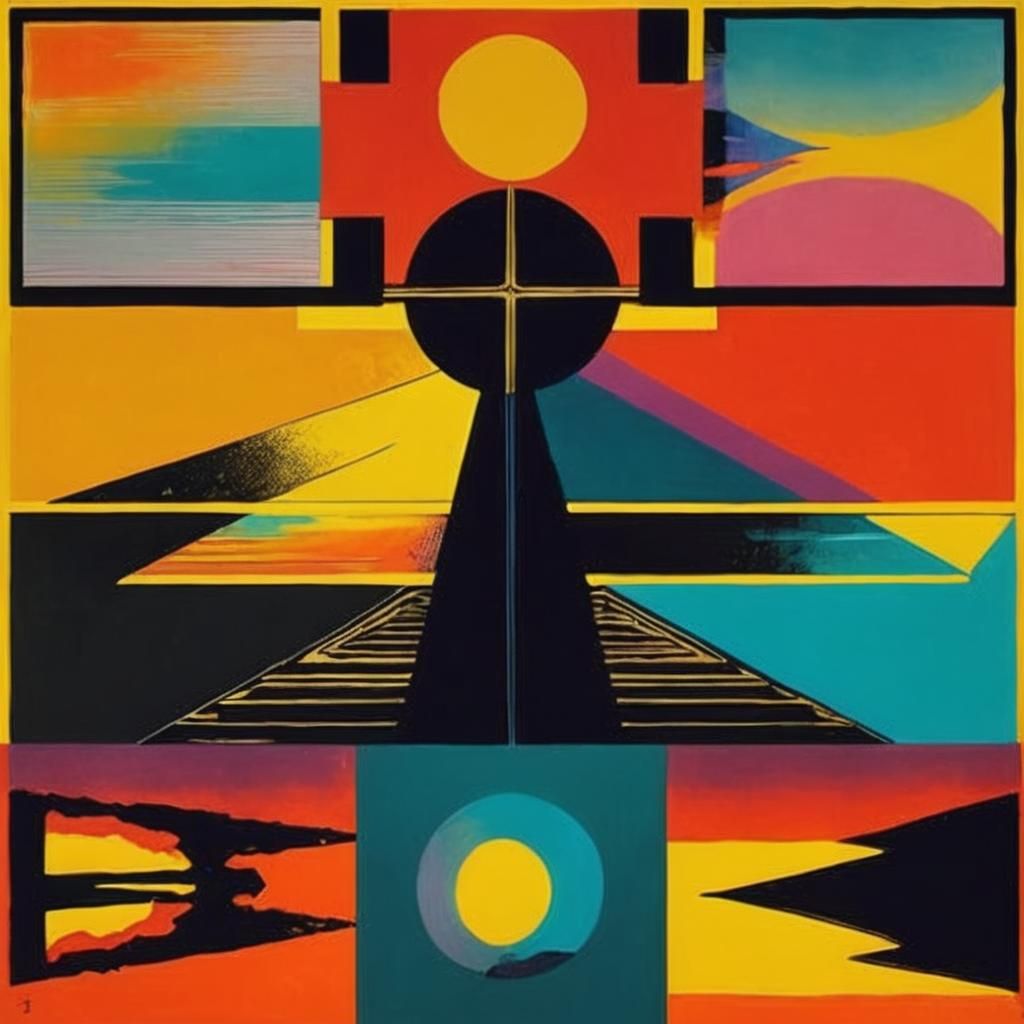 Prismatic Art Gallery at Sunset