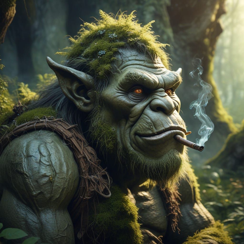 Smoking troll