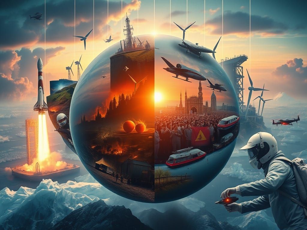 Hyper-Realistic Mosaic of Global Transformations