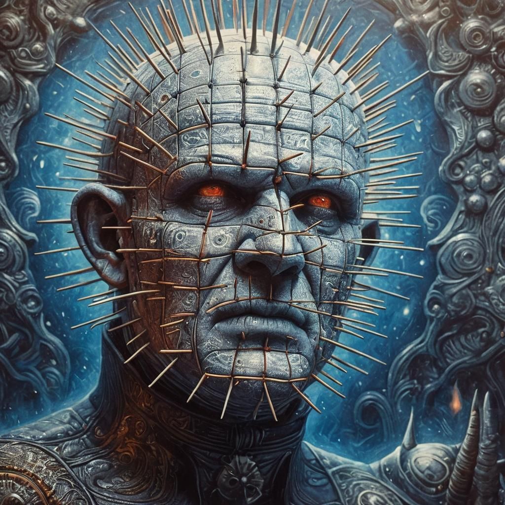 Pinhead Holding the Lament Configuration Box