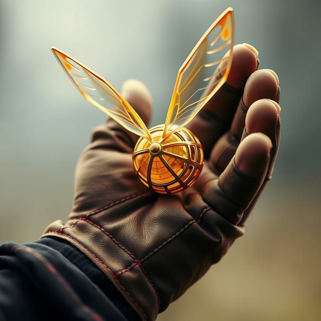 Golden Snitch Captured: A Moment in Quidditch