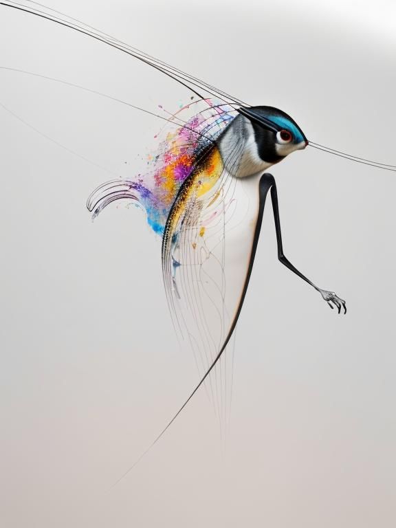 Abstract Blending Cycles: Silvery Matte Painting