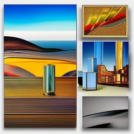 Spitfire vs Messerschmitt: WWII Dogfight in Art Nouveau Styl...