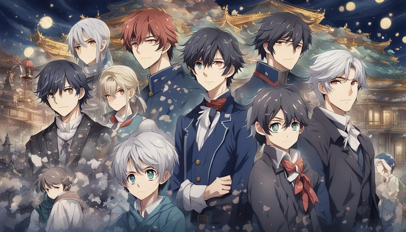 Anime Style Portrait of Grandma's Second Son