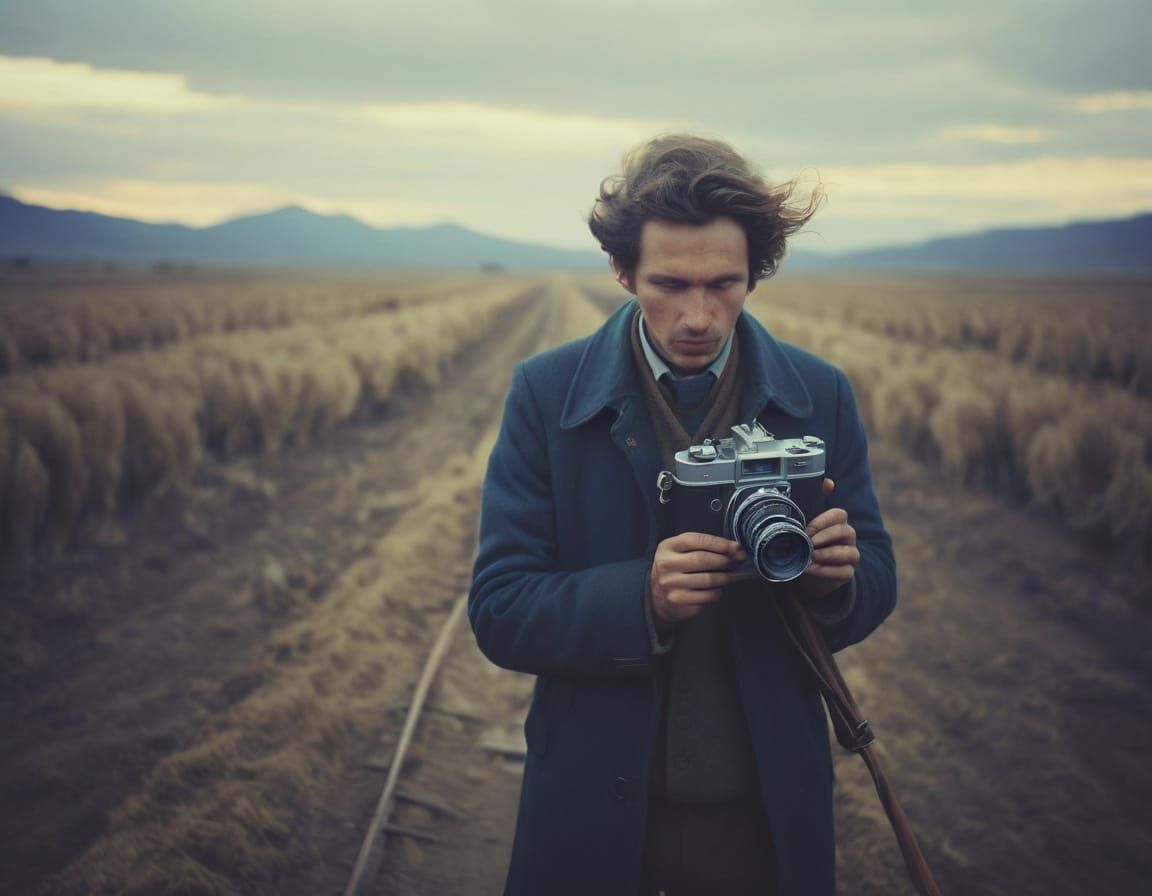 Candid Fine Art Photo of a Photographer