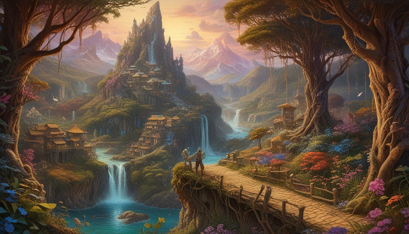 Enchanted Amaranth Forest Reveals Hidden Wonders