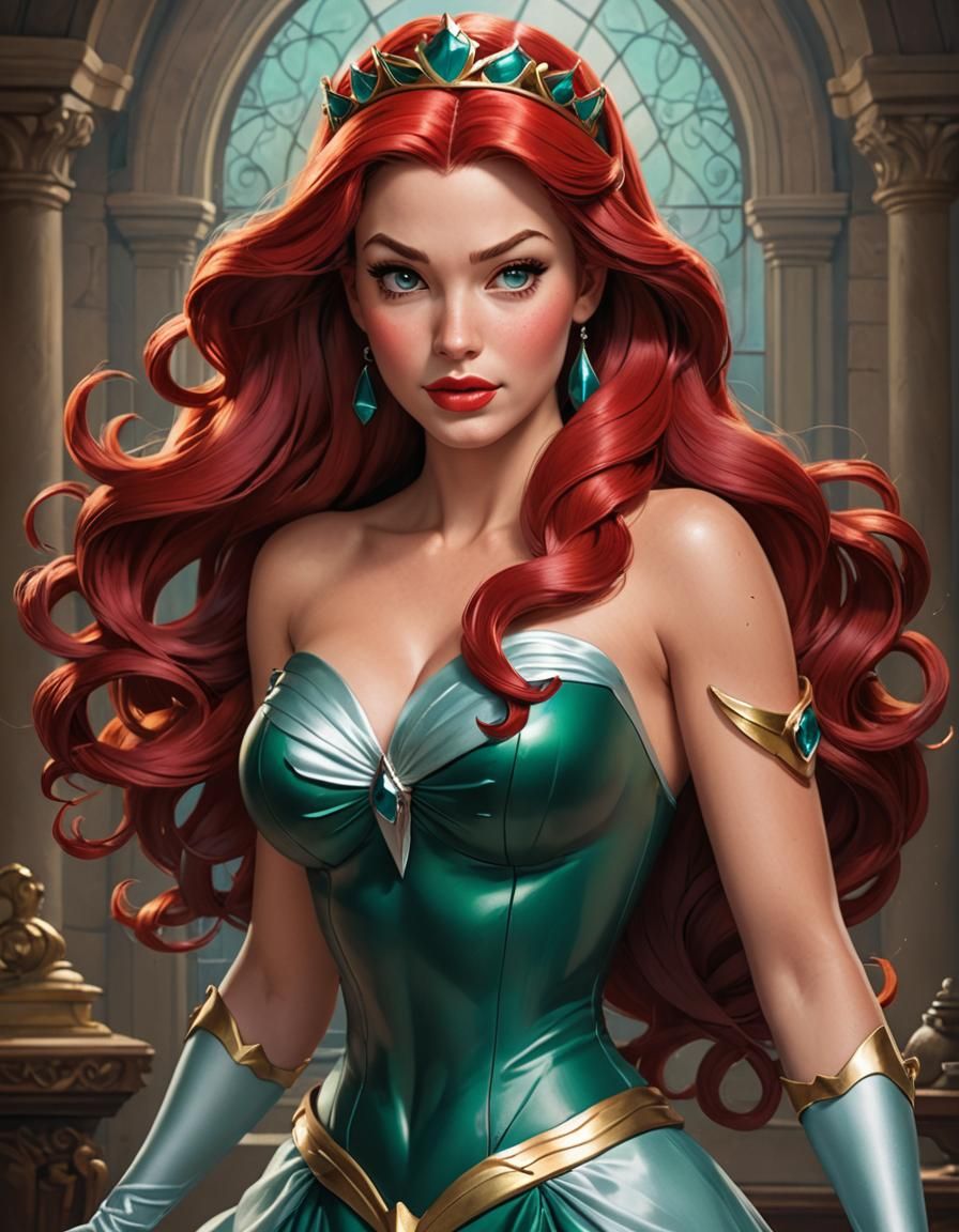 Hyperrealistic Princess Ariel Action Figure Adventure