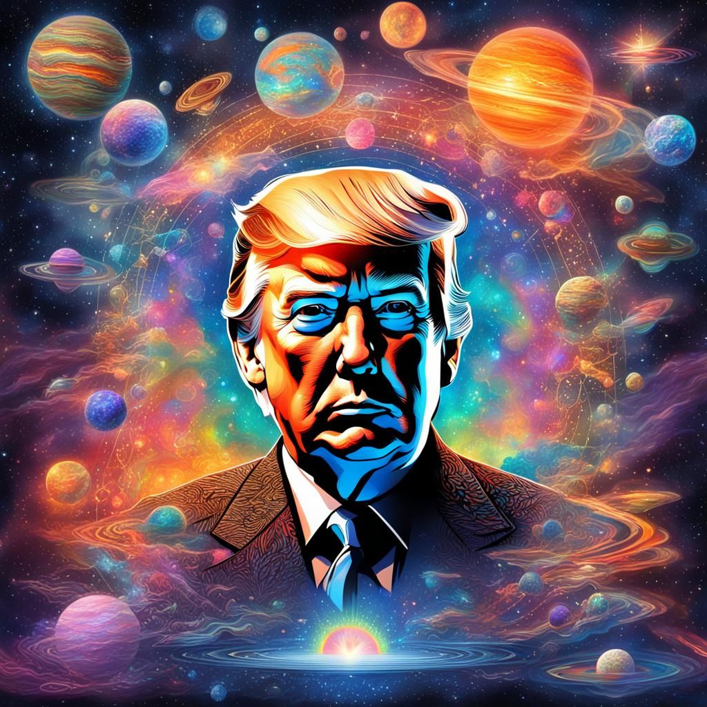 Holographic Astral Trump as Cosmic Art