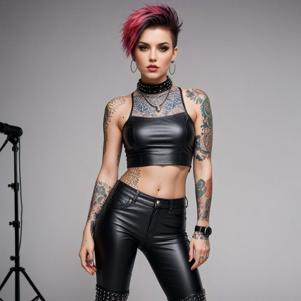 Sultry Punk Rock Goddess Performs Live