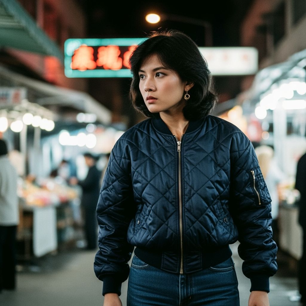 Detective in 1980s Hong Kong Night Market