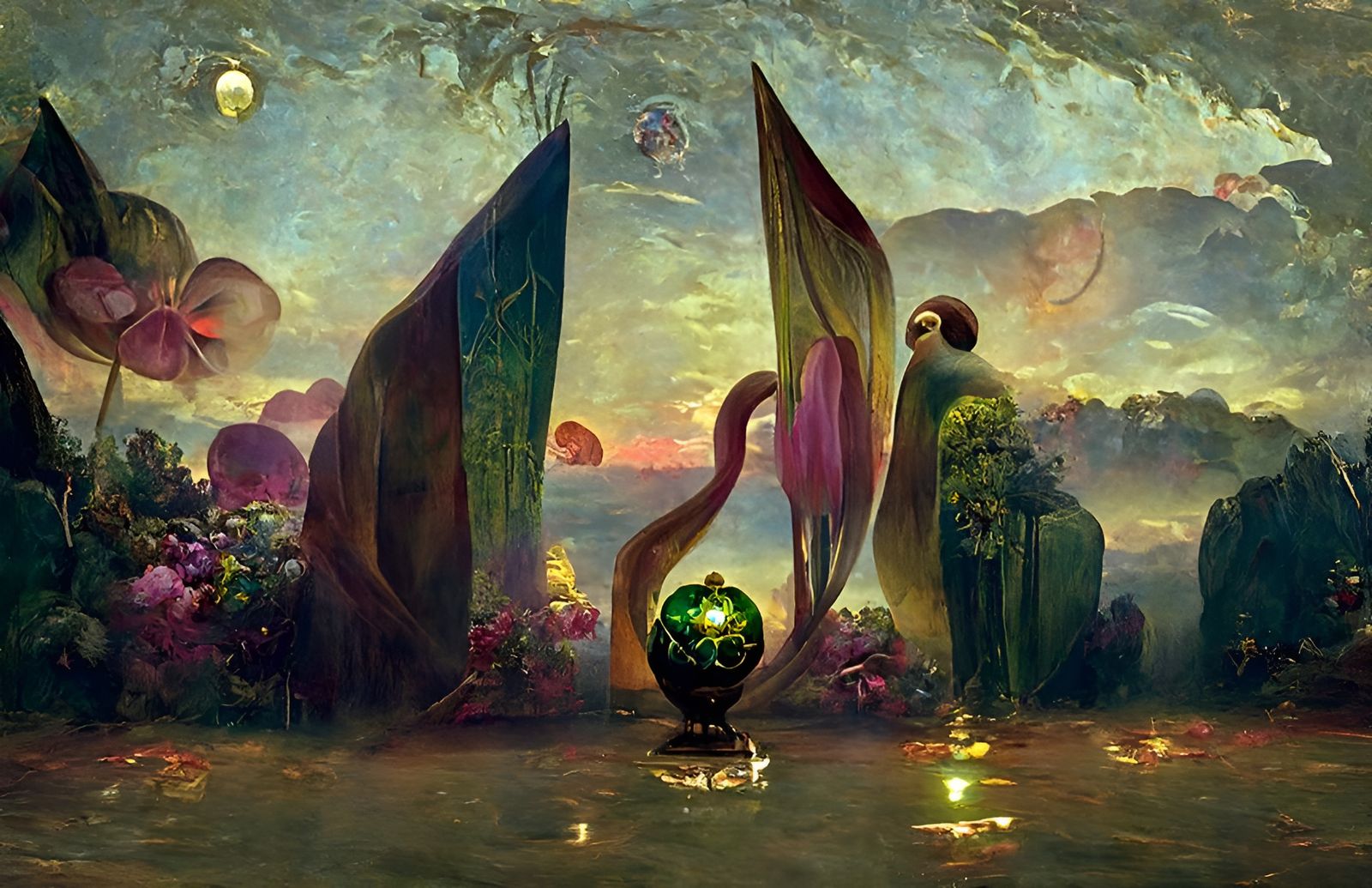 Symbolic Surrealism Inspired by Masters