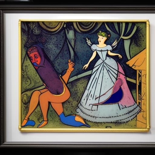 Horror Fairytale: Cinderella and Snow White Together