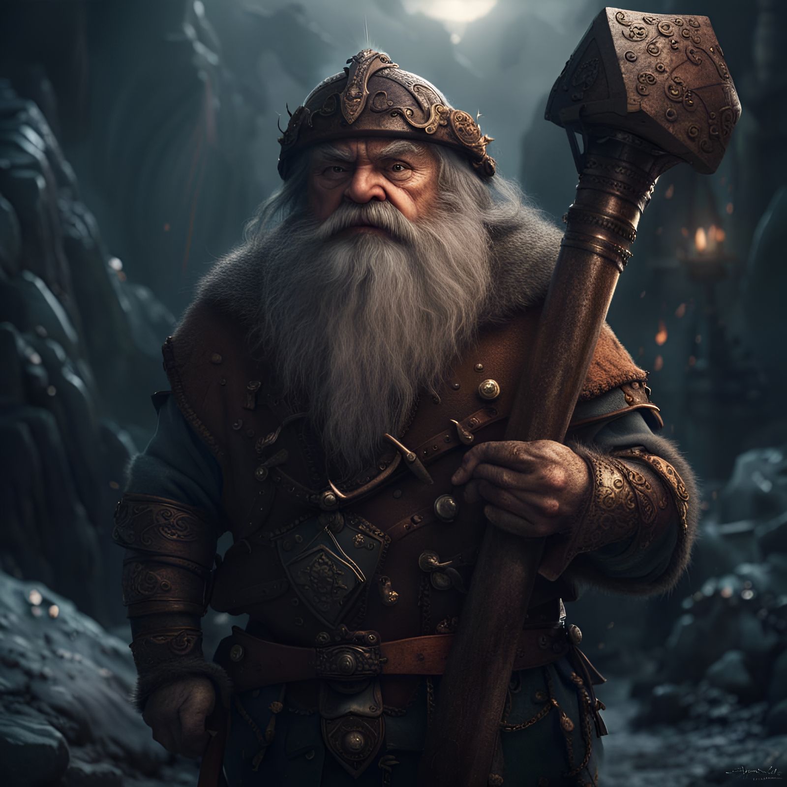 Medieval looking Dwarf