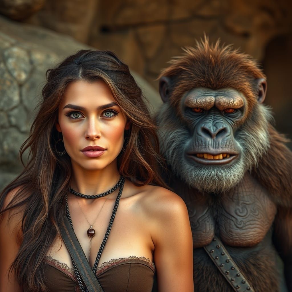 Woman and Neanderthal: A Study in Contrasts