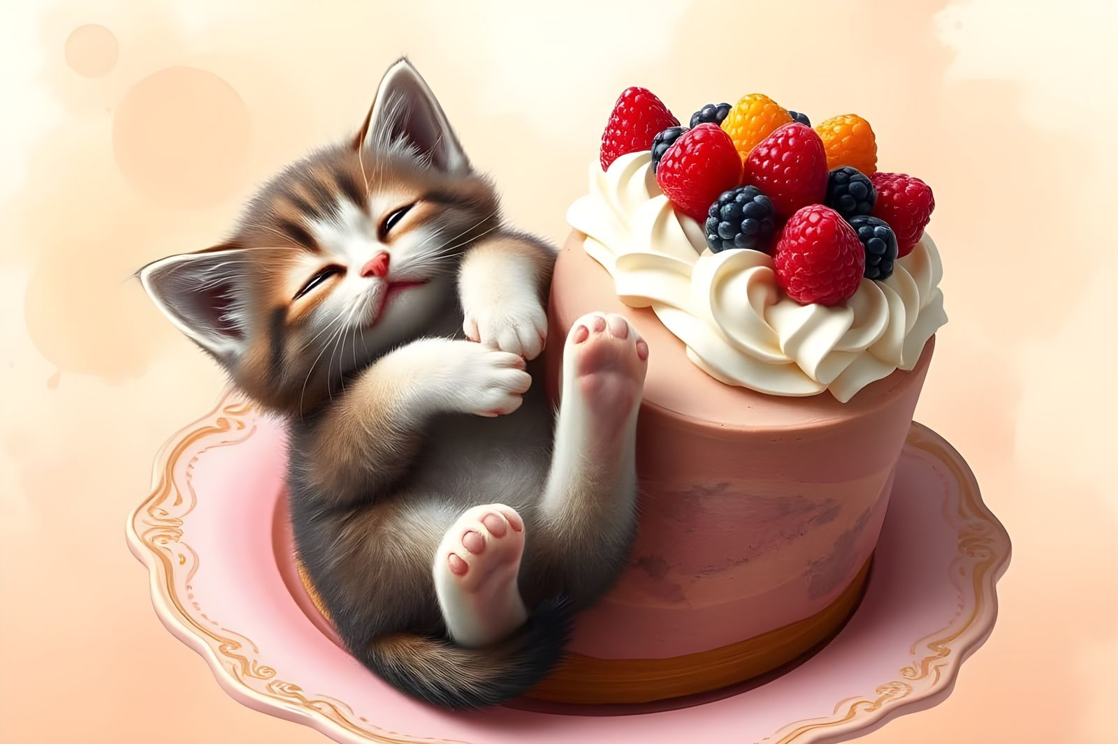 «Birthday gift» 🐈🍰