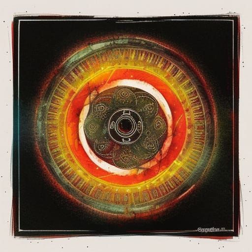 Sinister Mandalas in Digital Painting Style