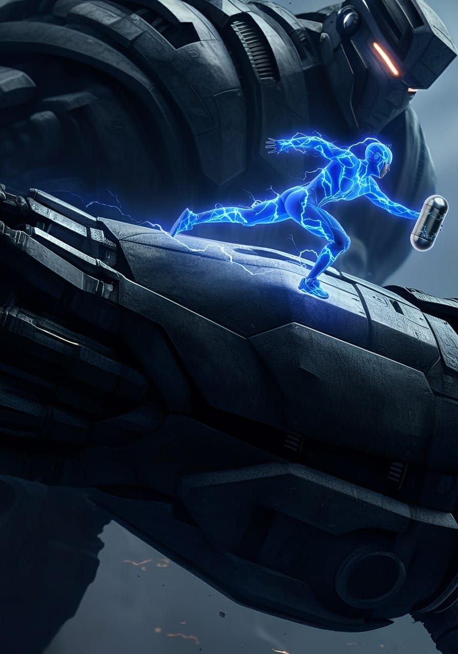 Giant Mech Robot Arm with Speedster