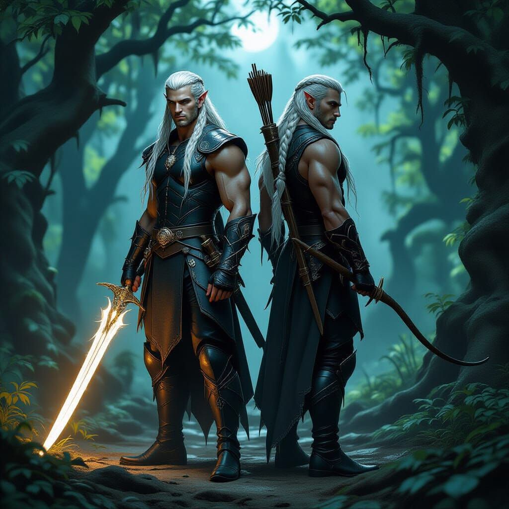 Elven Warriors in Leather Armor