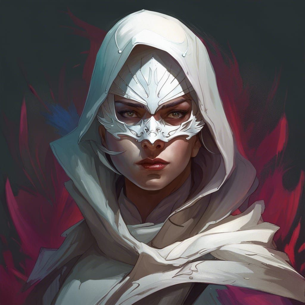 Western Fantasy Assassin Portrait in Digital Art Style