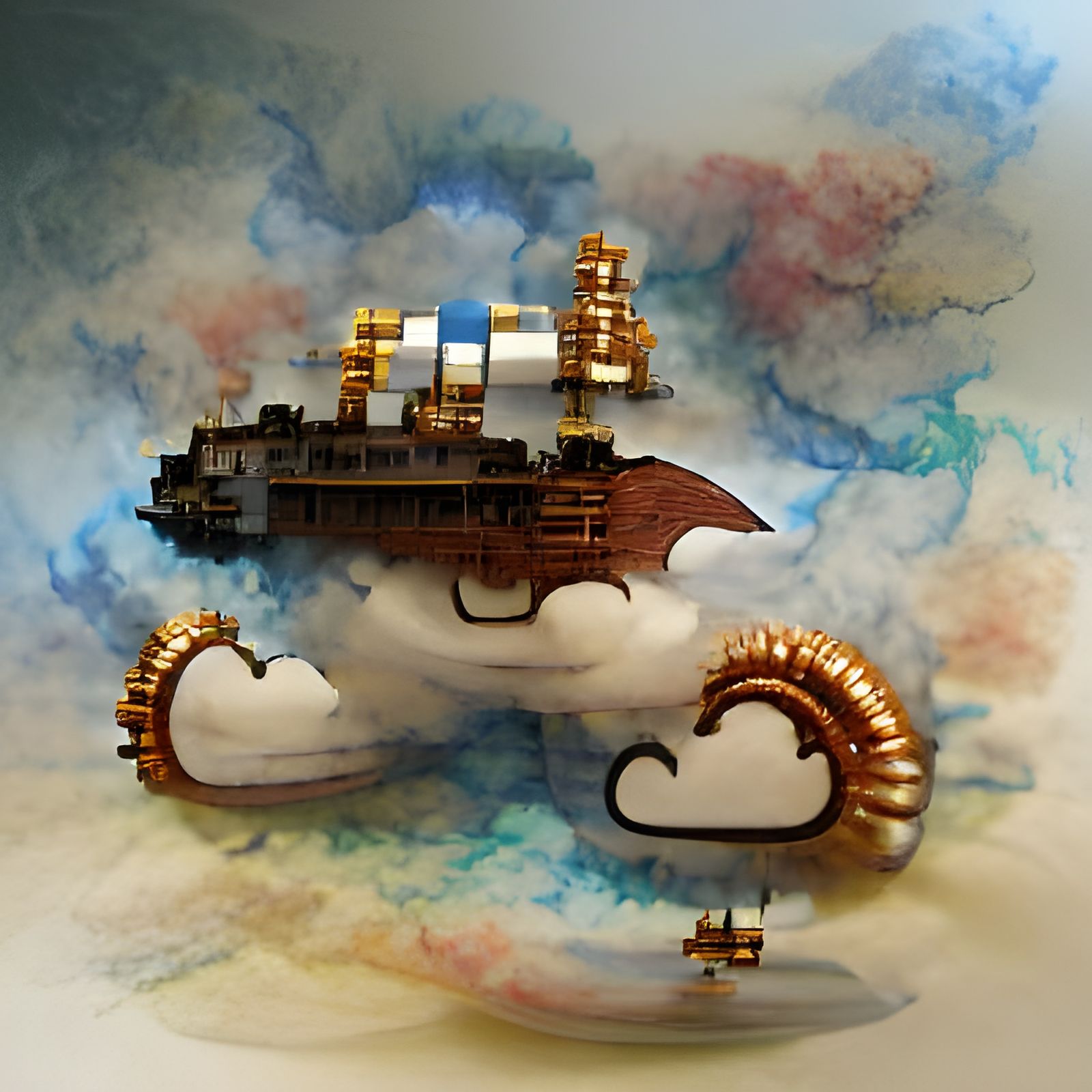 cloud ship steampunk