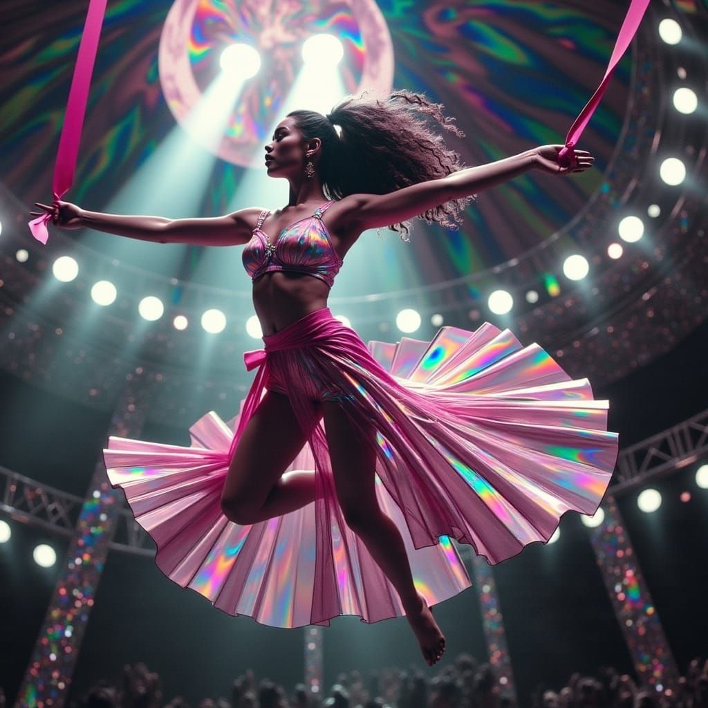 Zendaya as Aerial Trapeze Artist in Whimsical Circus Tent