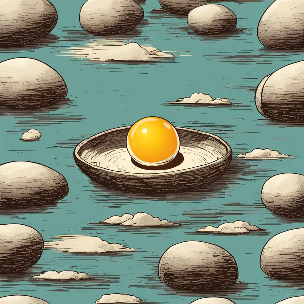 Cracked Egg Reveals a Shining Eye Inside