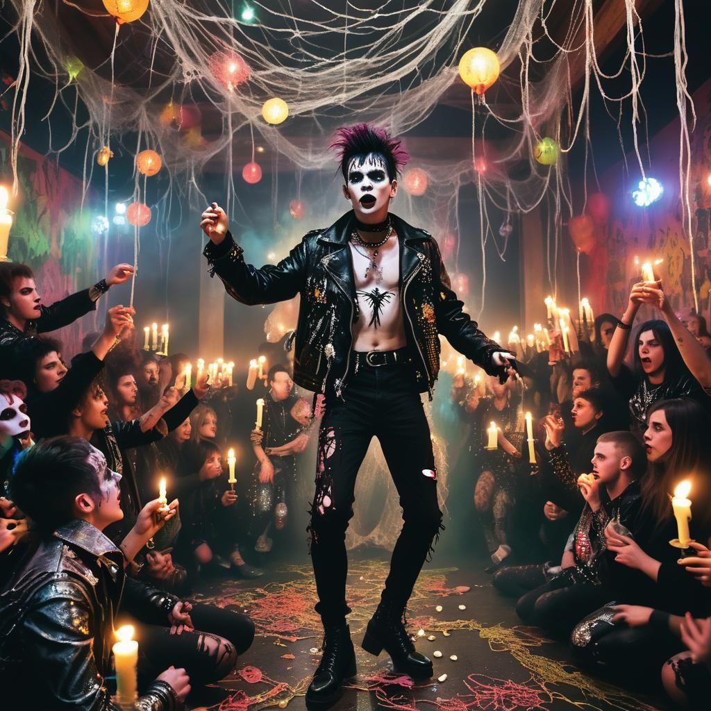 New Romanticism Punk Art: Masquerade Ball