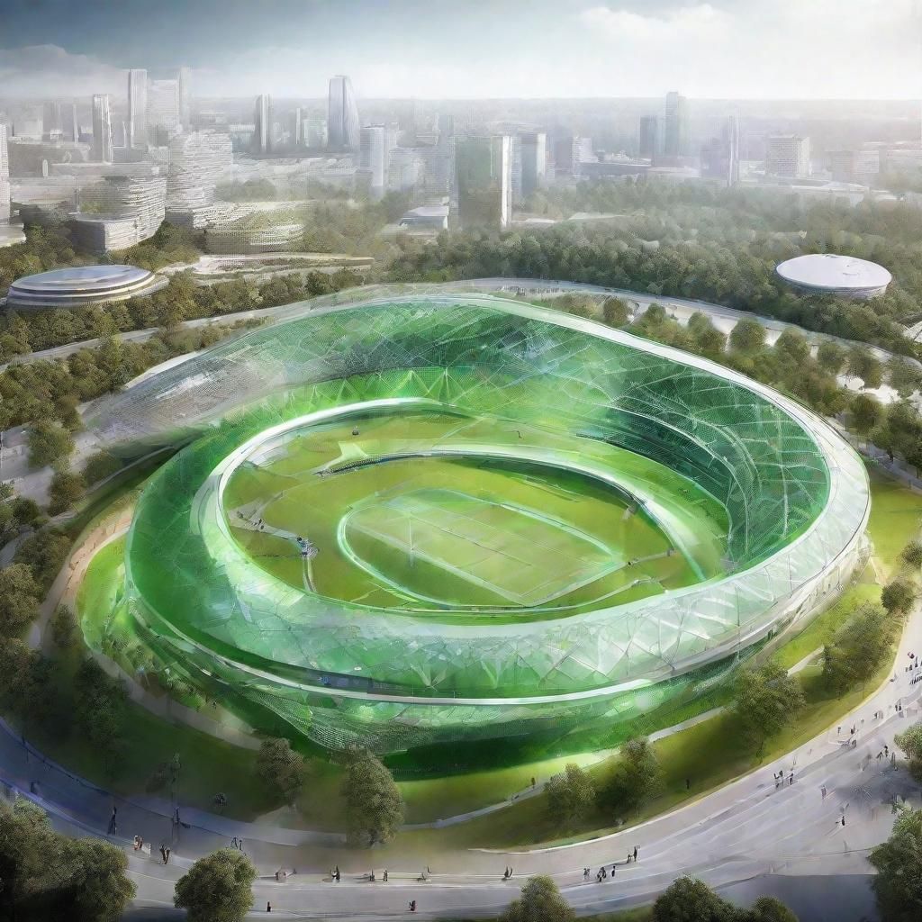 Futuristic Green Smart Sport Arenas: Biomimicry Design