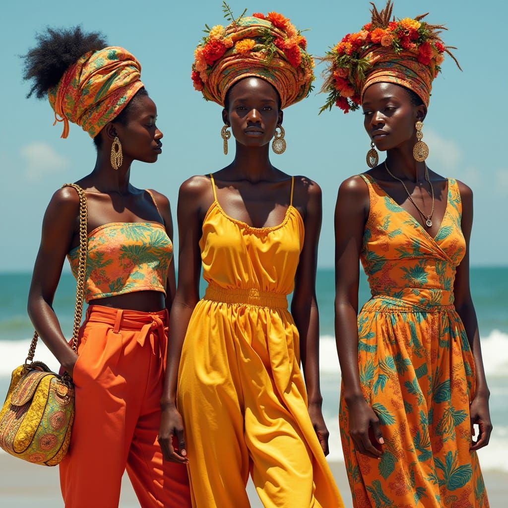 Sao Tome Afro-Portuguese Goddess Summer Fashion