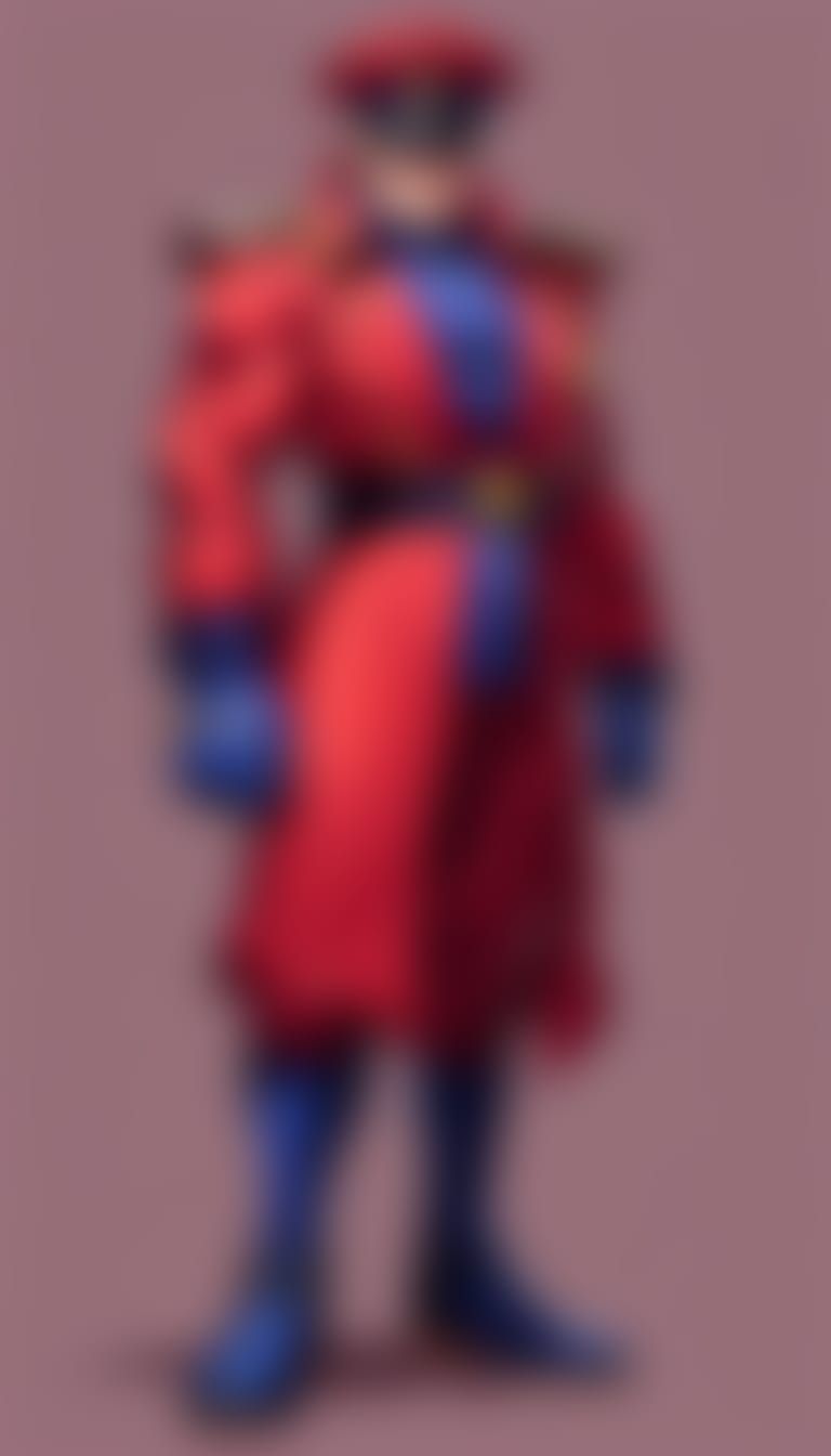 M. Bison Street Fighter Illustration