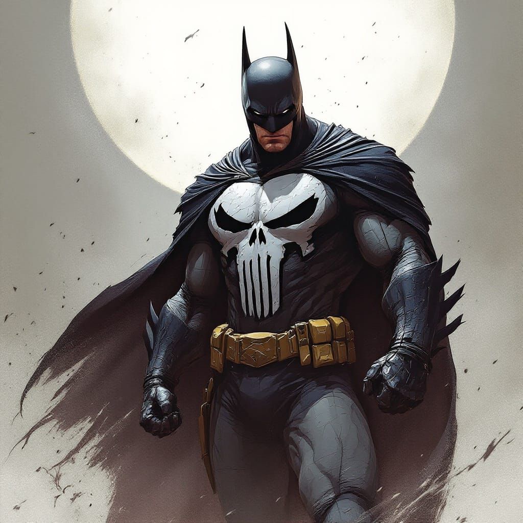 Grimdark Batman in Punisher's Vein