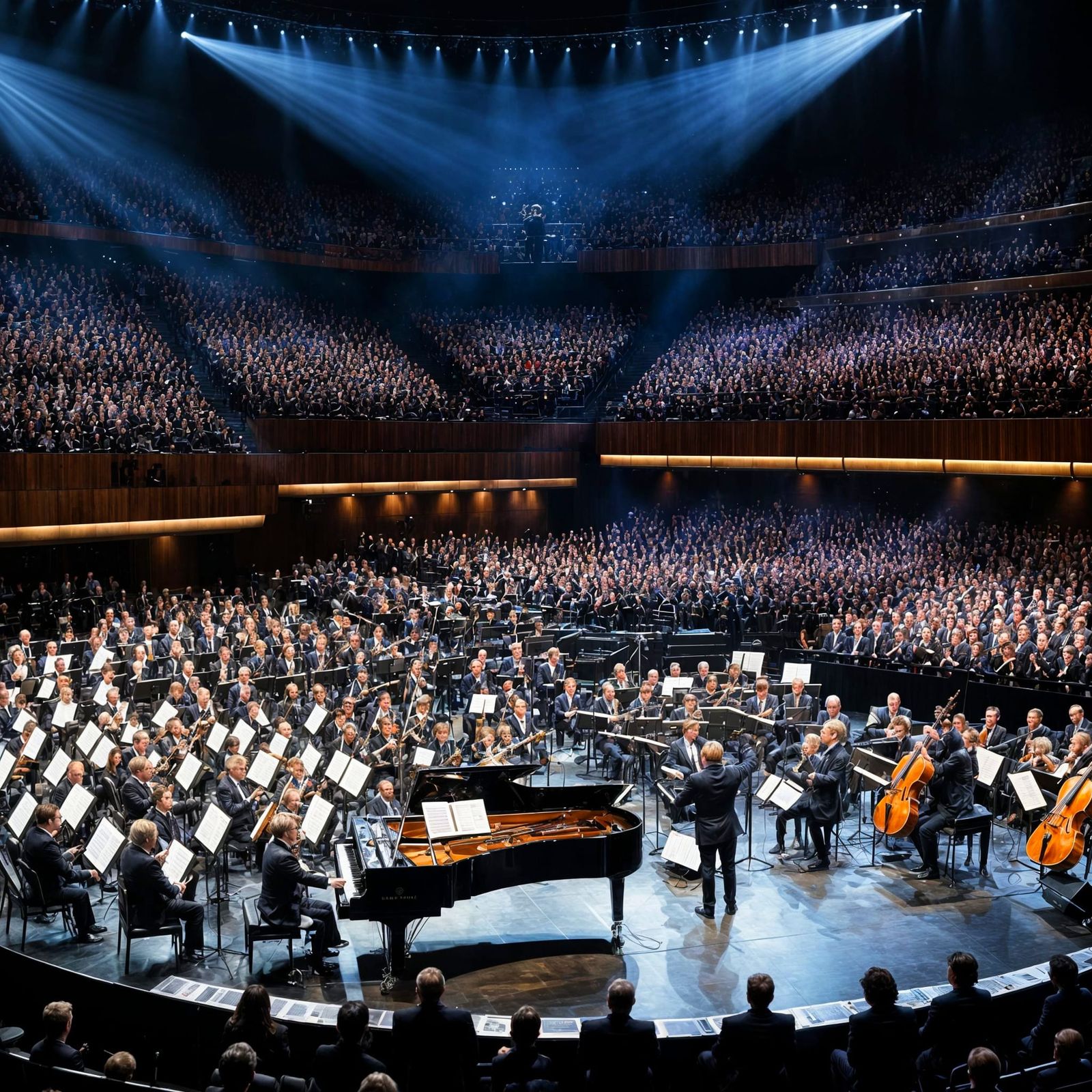 Elton John Performs with Melbourne Symphony Orchestra in Aus...