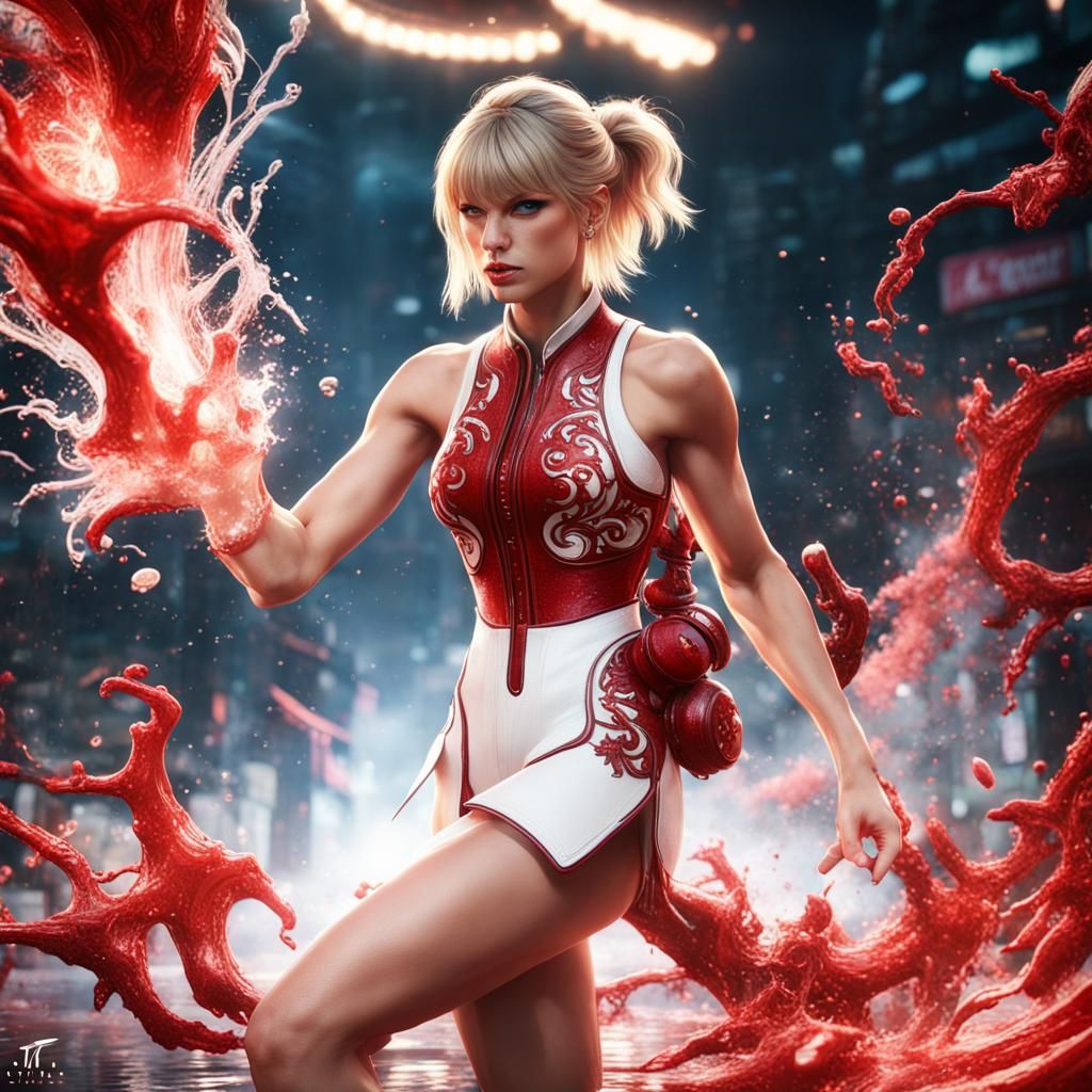 Taylor Swift as Lili from Tekken