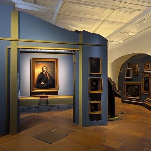Surrealist Galileo Museum in Florence: Photorealistic Abstra...