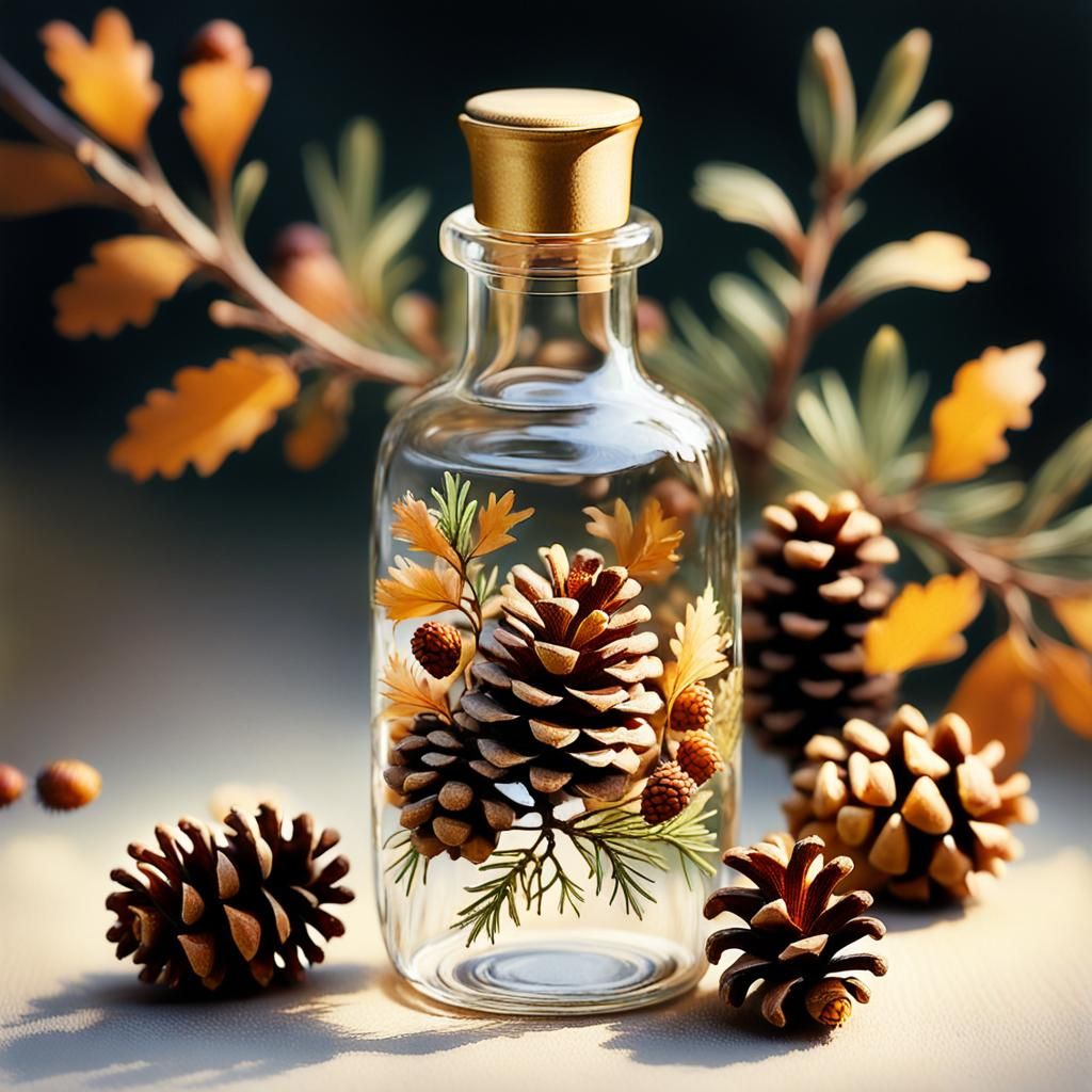 Impressionist Still Life with Autumnal Elements