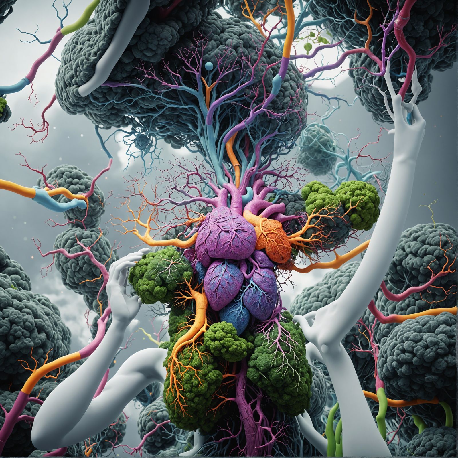 Psychedelic Human Anatomy in Unreal Engine