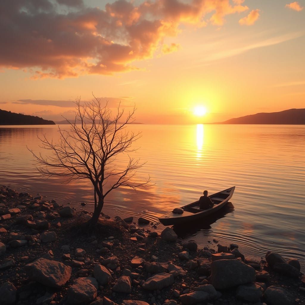 Serenity in a Calm Landscape