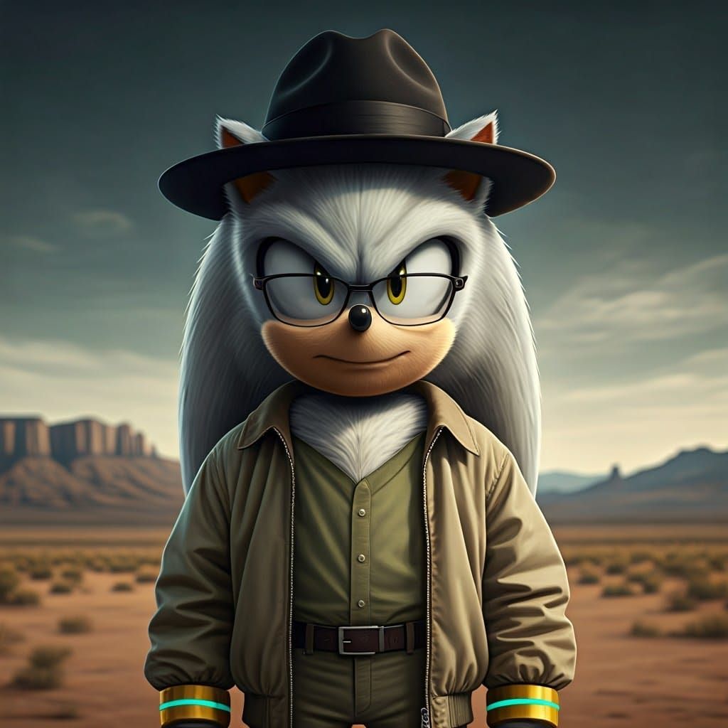 Sonic's Dark Alter Ego: A Gritty Desert Dystopia