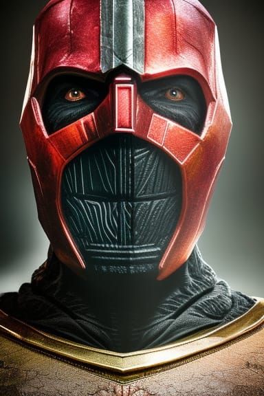 Hyperrealistic Broly Portrait with Intricate Textures