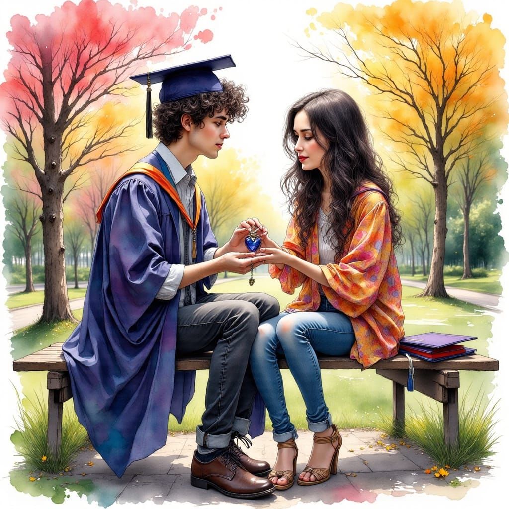 Heartfelt Farewell in Vibrant Spring Colors