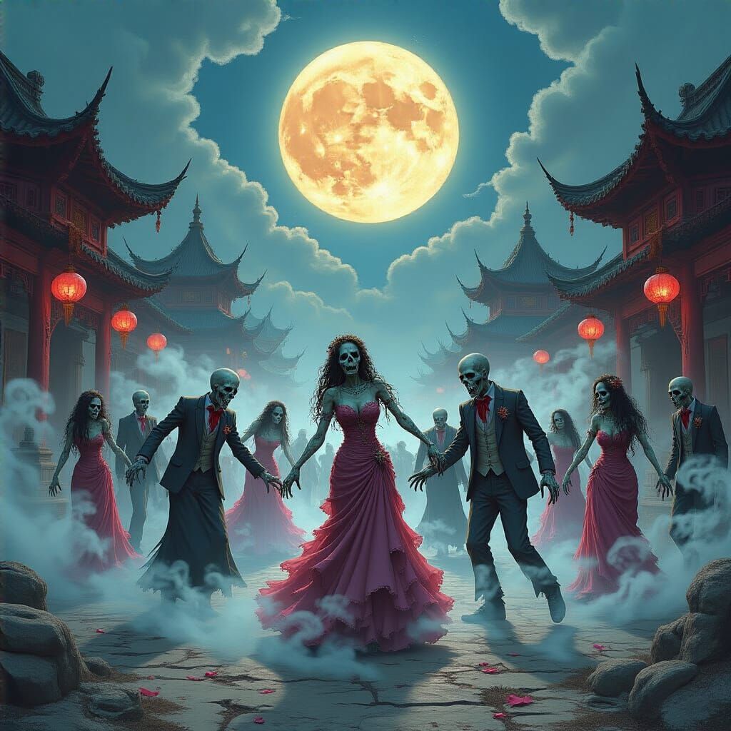 Zombie Prom Night in Wuxia Xianxia Style